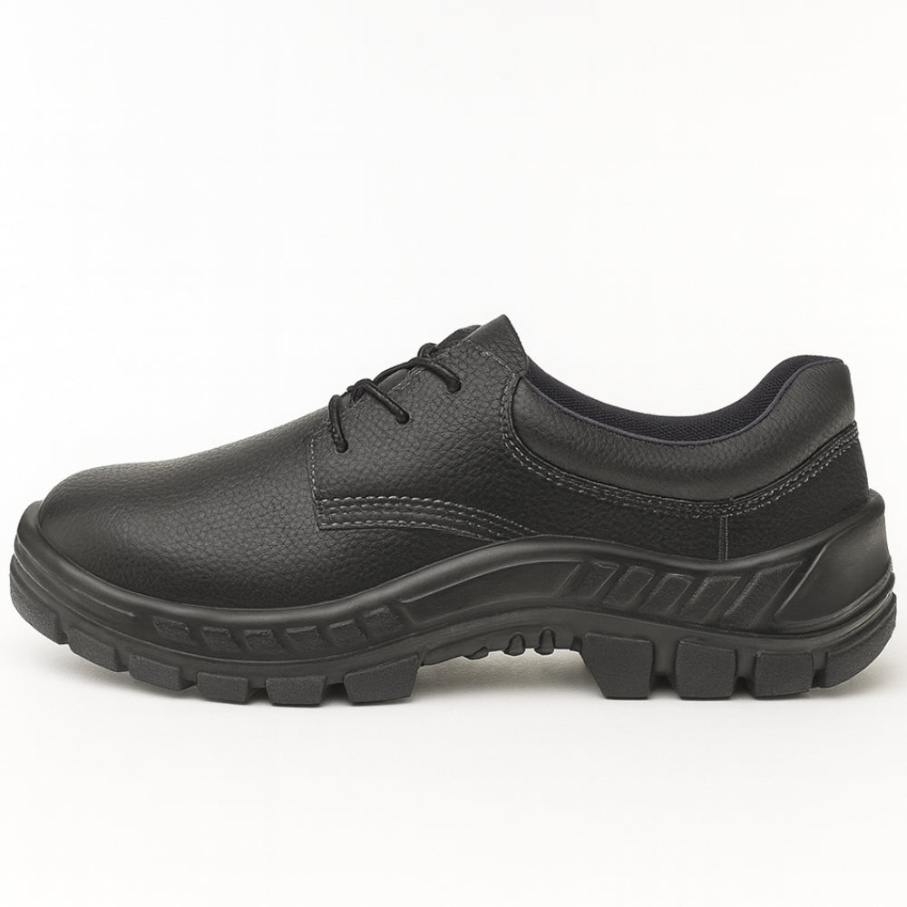Sapato de Segurança Eletricista Bico PVC Couro Preto Marluvas 50S29 E BP CA 9017