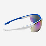 Óculos de Proteção com Lentes Espelhadas em Policarbonato Antiembaçante, Antirrisco e UV para Indústria e Serviços Externos Steelflex Neon STF-VS201740 CA 40906