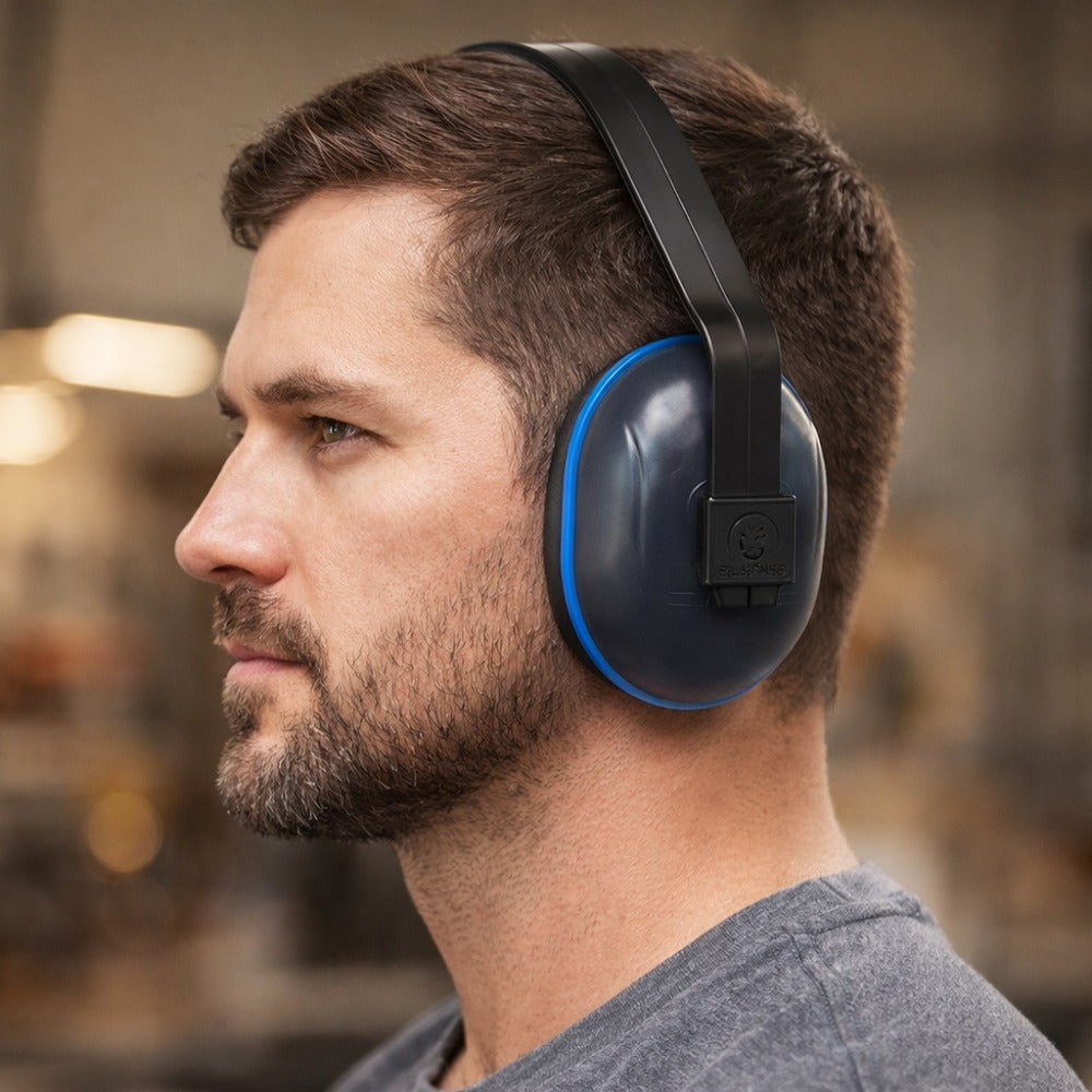 Abafador de Ruídos Tipo Concha 18 dB Azul Camper C-200 Soft Slim 800200 C.A 33135