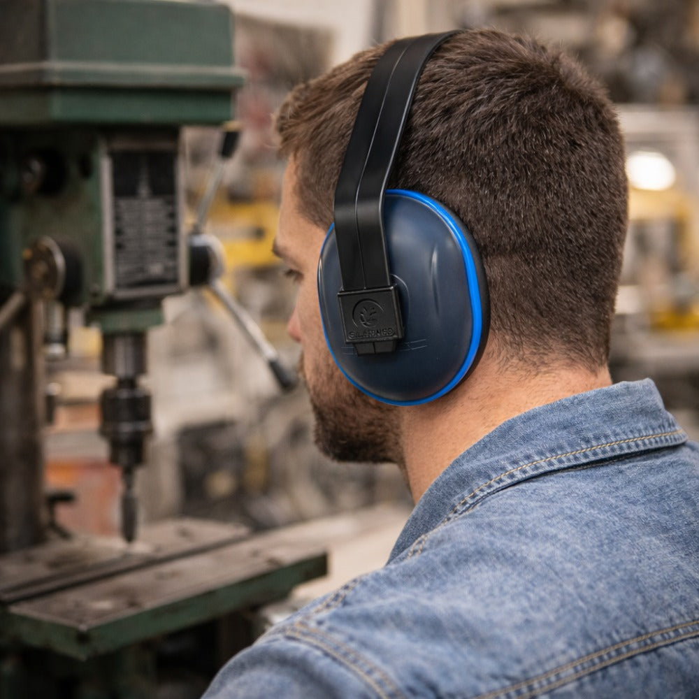 Abafador de Ruídos Tipo Concha 18 dB Azul Camper C-200 Soft Slim 800200 C.A 33135