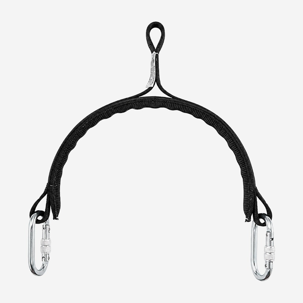 Suspensor Espaço Confinado Movimentação e Resgate com 2 Pontos de Conexão Fita Poliéster 25mm Arco Galvanizado Conectores Classe B MG Cinto MG 2032
