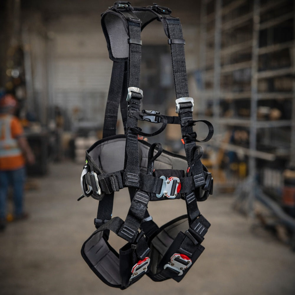 Cinto Paraquedista Com Encosto Acolchoado 5 Pontos de Ancoragem Tamanho 2 Ultra Safe Targa USC003900002 C.A 45302