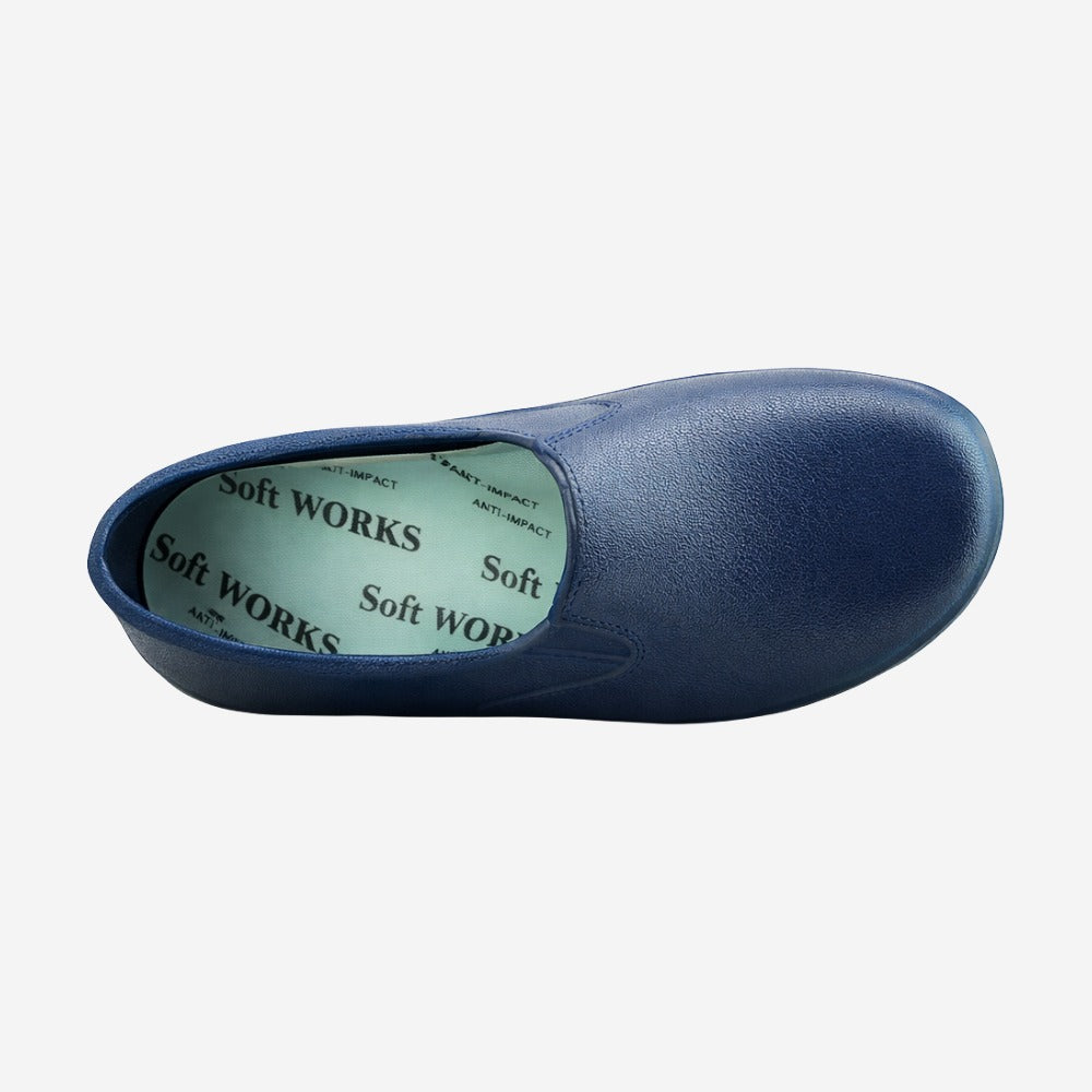 Tênis Iate de EVA Azul Marinho Uso Profissional Antimicrobiano Solado Antiderrapante Soft Works BB80 C.A 37212