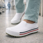 Tênis Iate de EVA Branco Uso Profissional Antimicrobiano Solado Antiderrapante Soft Works BB80 C.A 37212