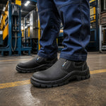 Tênis de segurança Elástico Bico PVC Couro Preto Marluvas 50T19 BP ANTIESTÁTICO C.A 9772