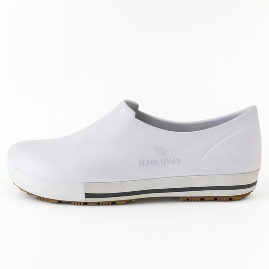 Sapato Flex Clean EVA Branco Uso Profissional Solado Antiderrapante Marluvas 103FCLEAN BR FG CA 48714