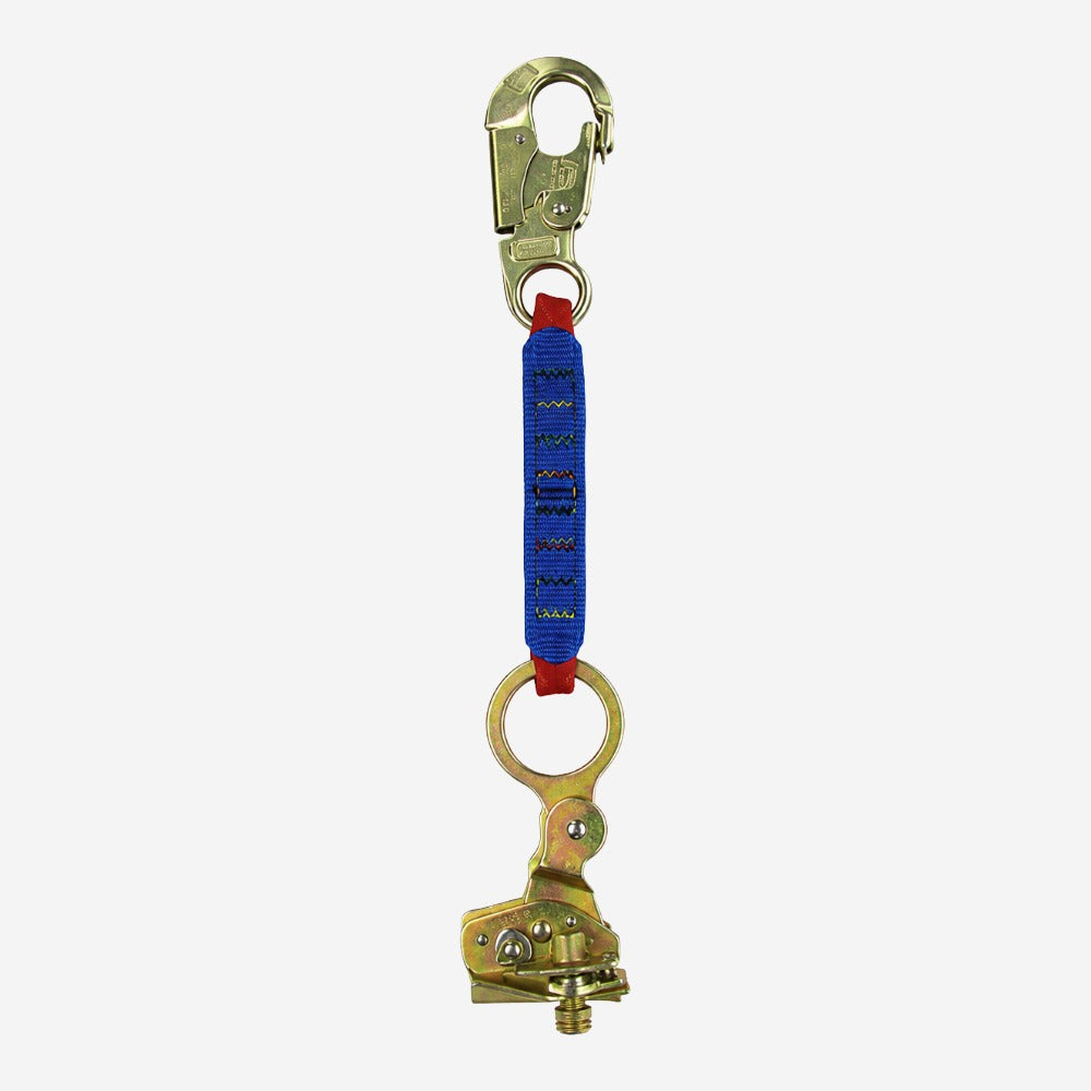 Trava-Quedas para Corda 12mm Trabalho em Altura Aço Galvanizado Extensor 30cm Conector 25mm Hércules HRGG01201N