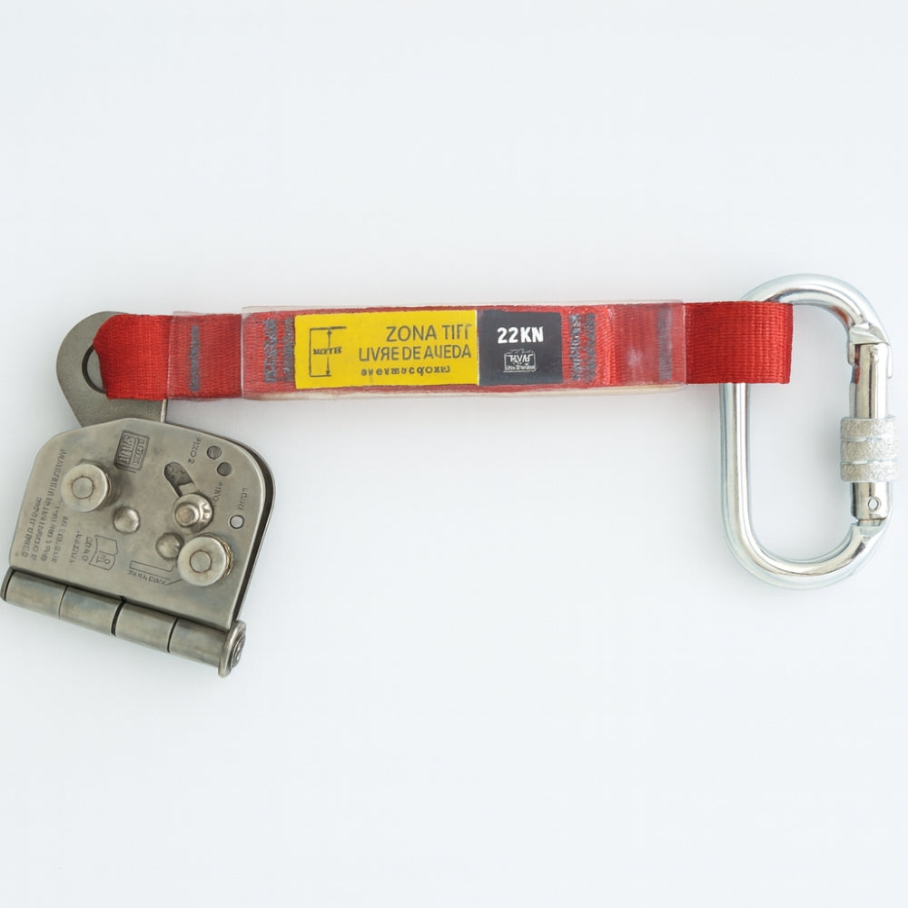 Trava Quedas Para Corda de 11-12 mm ZLQ 3,5m Com Mosquetão Oval De Aço Ultra Safe BRAKE ABS UST00141B000