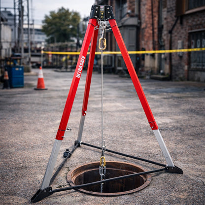 Tripé Para Espaço Confinado Para Até 140 Kg Altura Mínima 1,5m Ultra Safe Toro USTP00700300