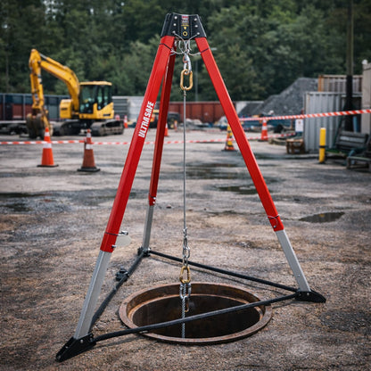 Tripé Para Espaço Confinado Para Até 140 Kg Altura Mínima 1,5m Ultra Safe Toro USTP00700300