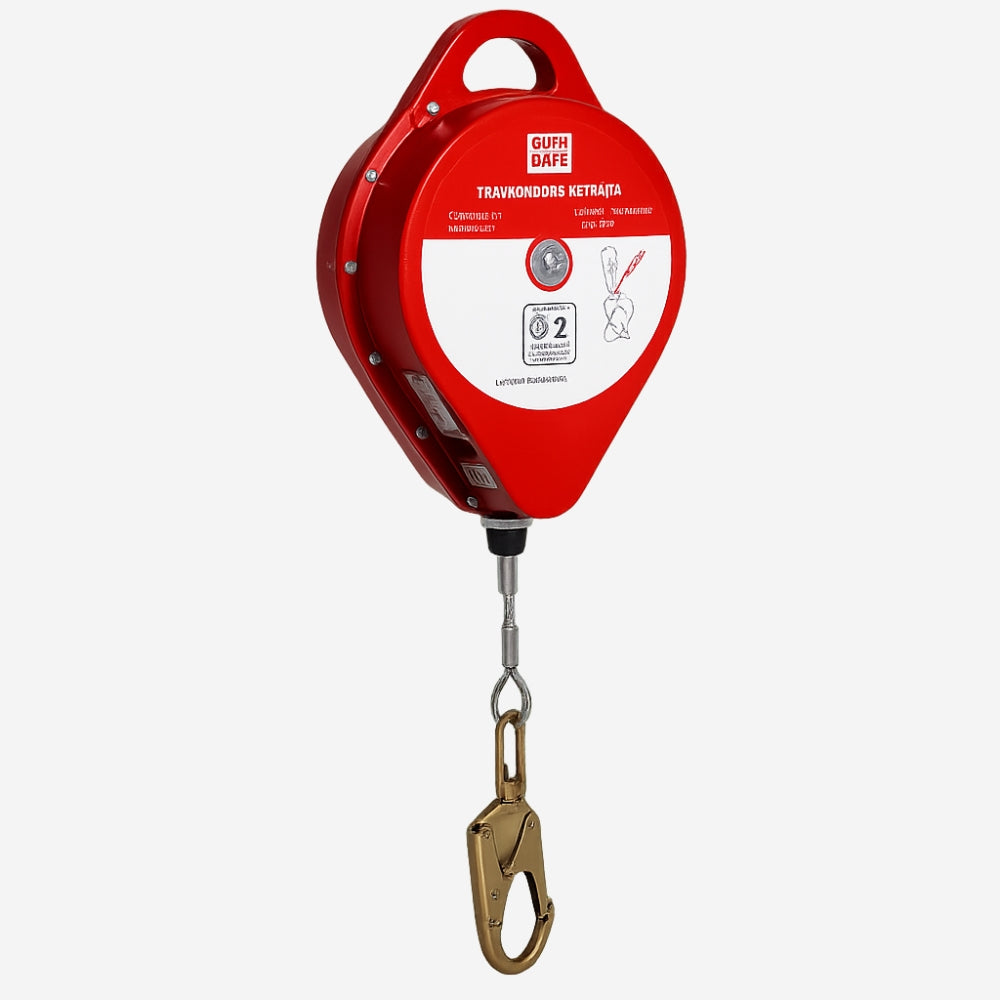 Trava Quedas Retrátil Com Cabo de Aço 10m Para Até 140Kg Ultra Safe USR001002