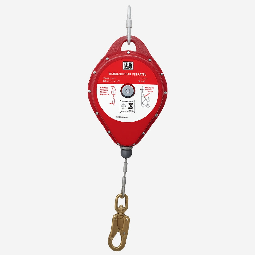 Trava Quedas Retrátil Com Cabo de Aço de 15m Para Até 140Kg Ultra Safe USR001005