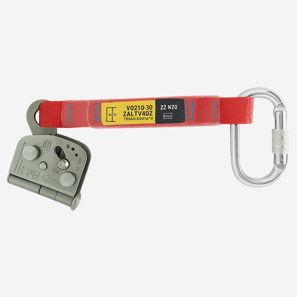 Trava Quedas Com ABS Para Cordas 11-12mm Com Mosquetão Oval Ultra Safe Brake ABS UST00141B000