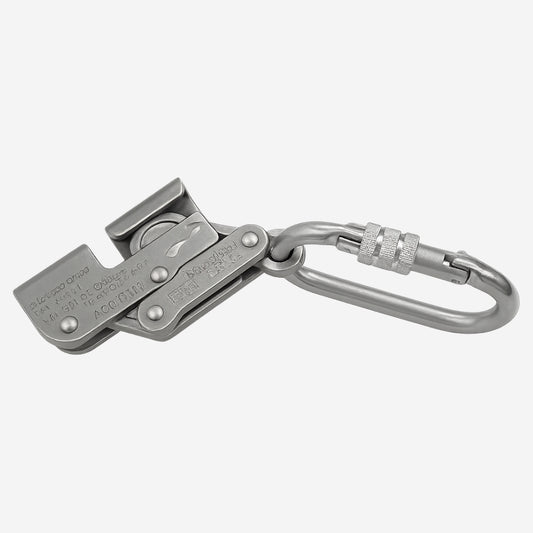 Trava Quedas de Aço Inox Com Mosquetão Oval Ultra Safe Neo Steel UST500410003