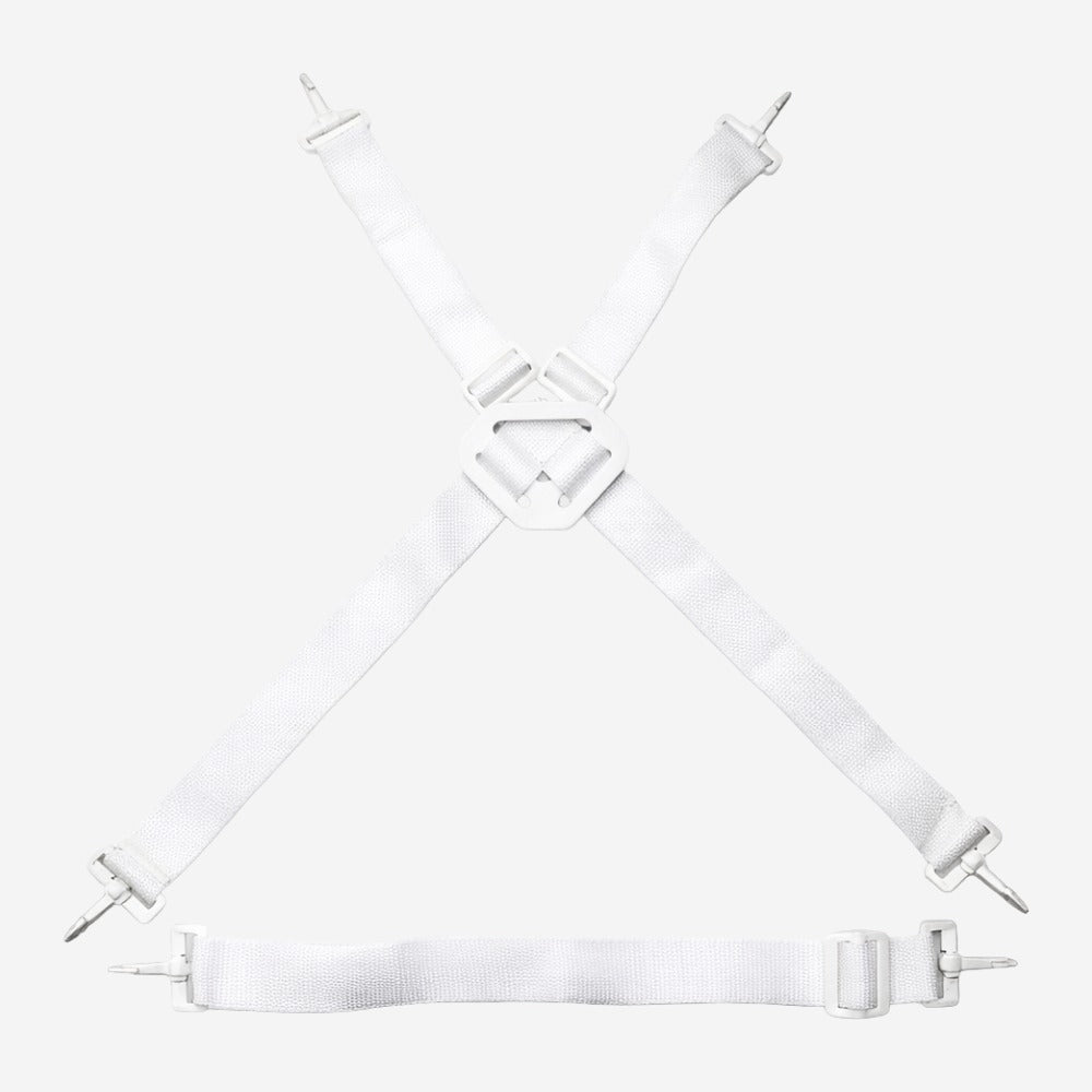 Suspensório Para Avental de Malha de Aço Em Fita de Poliéster Com Regulagem e Conectores em Nylon Leal VITO-003