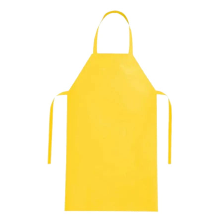 Avental de proteção Brascamp em PVC forrado amarelo 1,20 x 0,65 m CA 28303