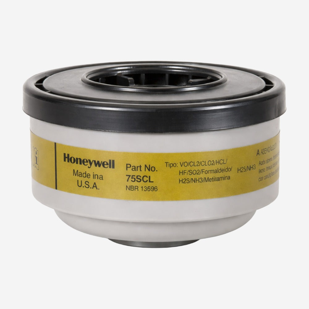 Cartucho multigases e vapores rosqueado Série N Honeywell North 75SCL