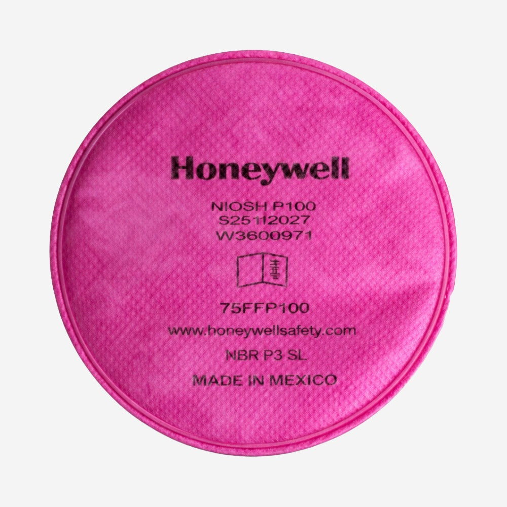 Filtro de baixo perfil para particulados P3/P100 Honeywell North 75FFP100