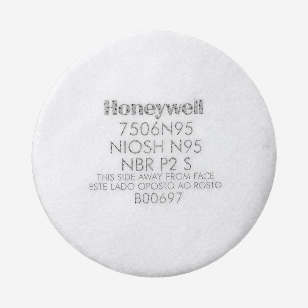 Filtro pad P2/N95 Honeywell North 7506N95 pacote com 10 unidades