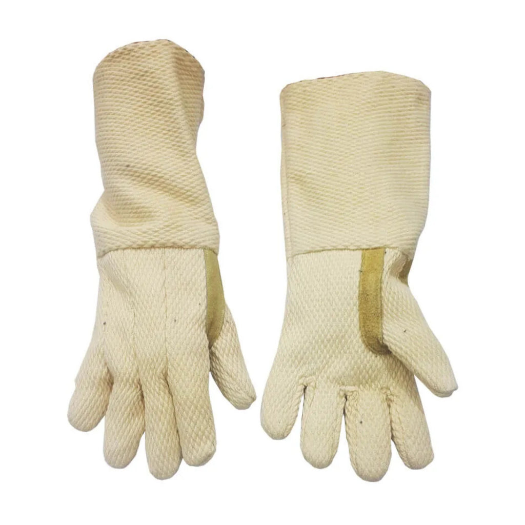 Detalhes da luva Ville de aramida Kevlar com reforço em grafatex