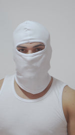 Capuz Balaclava de Suedine Branco Modelo Ninja Para Baixas Temperaturas Maicol C.A 10979
