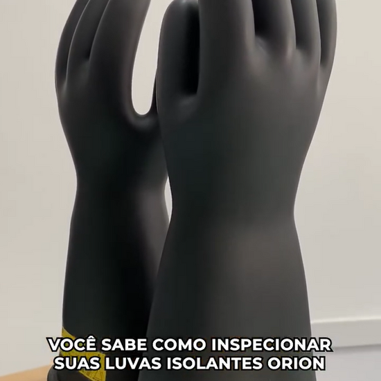 Como inspecionar sua luva de alta tensão Orion?