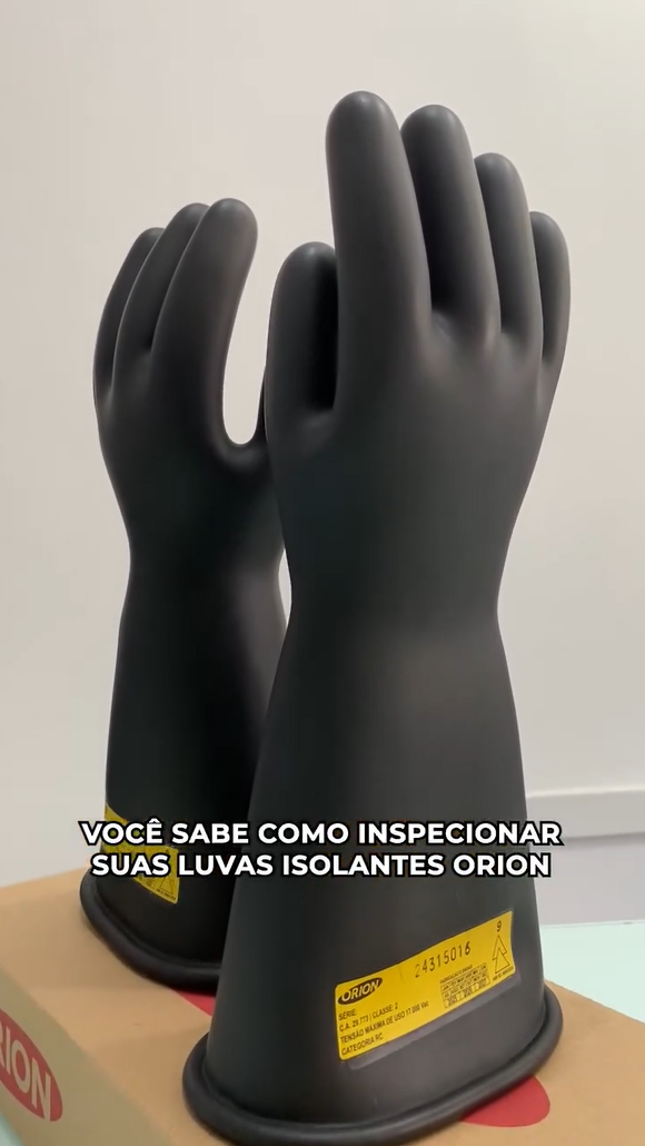 Como inspecionar sua luva de alta tensão Orion?